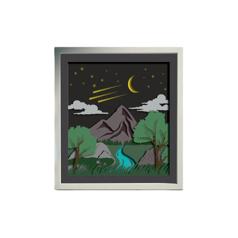 Forest Night Art – Night's Tranquil Embrace