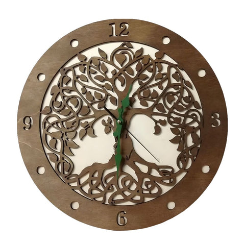Large Tree of Life Wall Clock – The Heritage Timekeeper