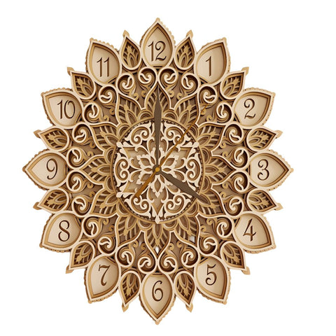 Surya Mandala Wall Clock – The Radiance of Timeless Heritage