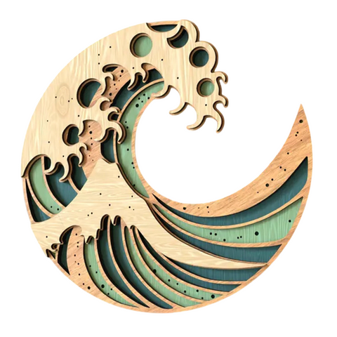 Wave Wall Art – The Dance of Tides