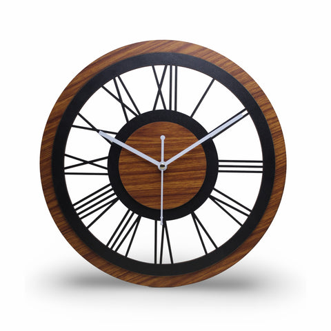 Roman Numeral Wall Clock – 12-Inch Vintage Design