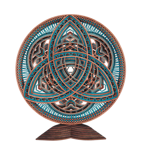 Triquetra Wall Art – The Infinite Interwoven Realm