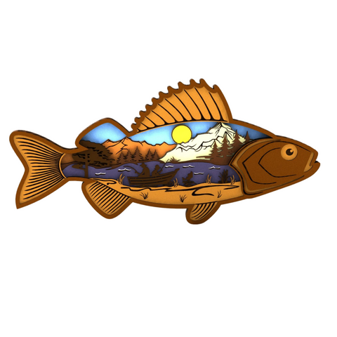Fish Wall Art – Handcrafted Nature-Inspired Fish Wall Art" 🎣🌅