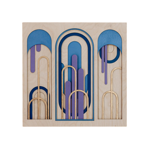 "Geometric Wall Art – Modern Geometric 3D Wooden Wall Art" 🌀✨