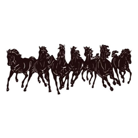 "7 Running Horses Wall Art – The Seven Stallions of Triumph & Fortune" 🐎🔥