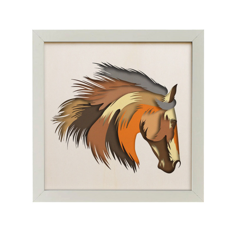 Wild Horse Wall Art – The Untamed Horse of the Elements 🏇🔥🌪️