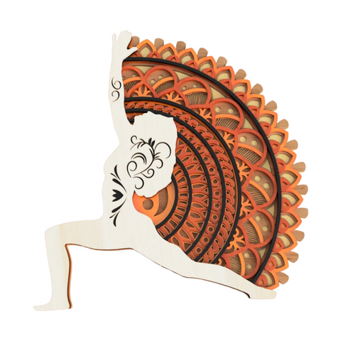 "Yoga Wall Art – The Sacred Flow of Strength & Serenity" ☀️🧘♀️