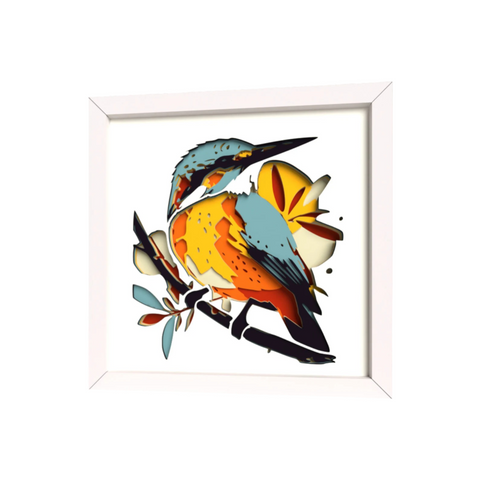 "Kingfisher Wall Art – The Tranquil Majesty of the Kingfisher" 🐦✨
