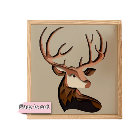 "Antler Wall Art – The Enchanted Elegance of the Stag"