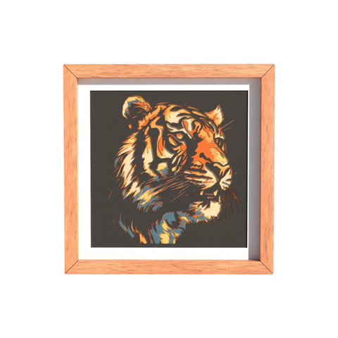 "Tiger Wall Art – The Tiger's Sovereign Vigil" 🐅🔥