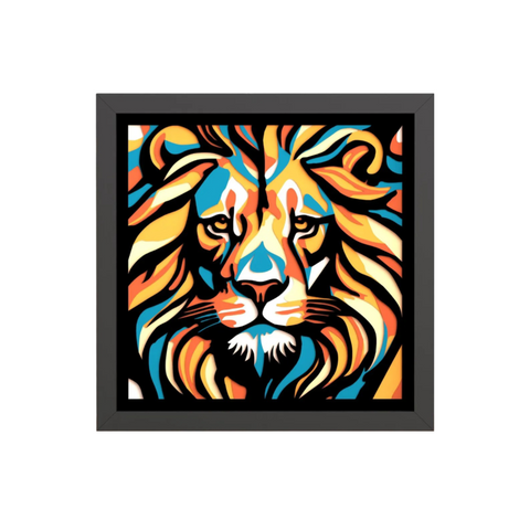 "Lion Roar Art – Guardian of Wild Splendor" 🦁🔥