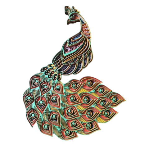 "Majestic Serenade – The Beauty Within the Peacock's Plumage" 🦚🌿