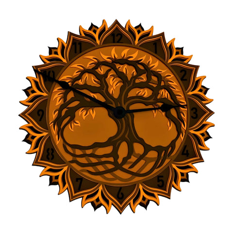 Tree of Life Wall Clock – Timeless Symbol of Growth and Harmony