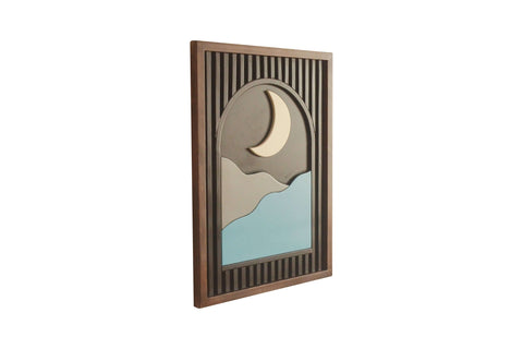 Day and Night Wooden Wall Art Set