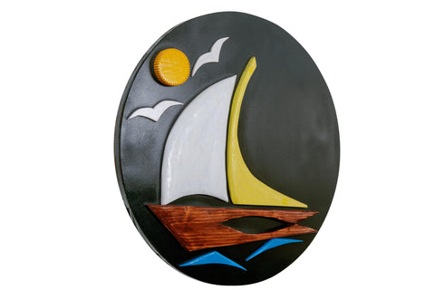 Sailboat Sunset Artpiece wall decor