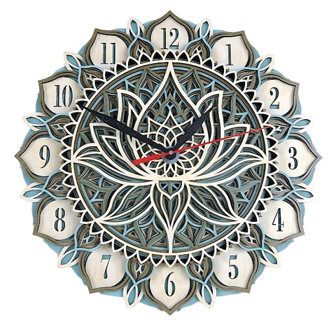 Lotus Chronology Wall Clock – The Rhythm of Moments