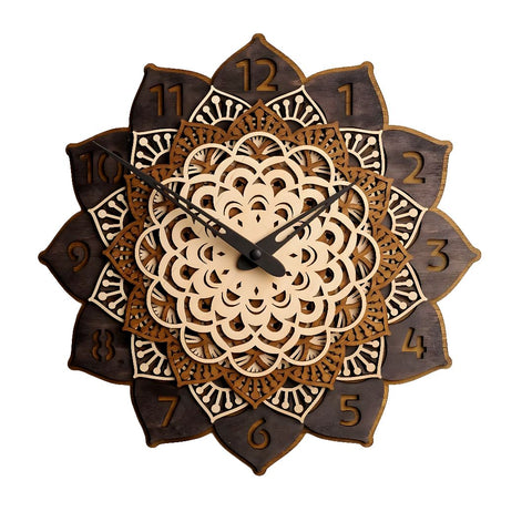 Celestial Lotus Timekeeper – Mandala of Eternal Grace