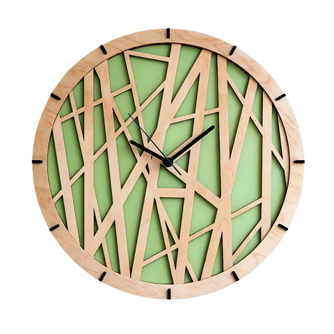 Scandi Breeze Bamboo Wall Clock – Minimalist Natural Elegance