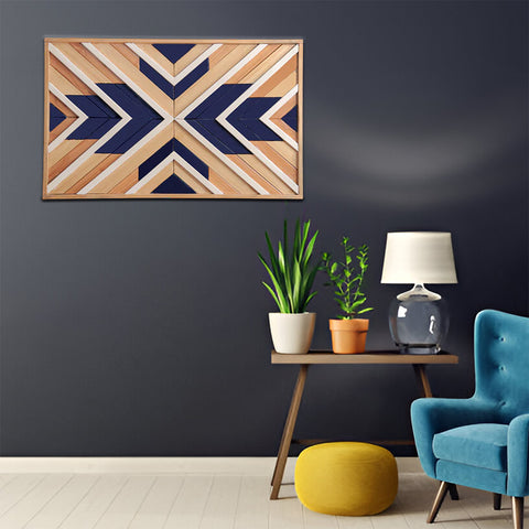 Geometric Modern Wood Wall Art