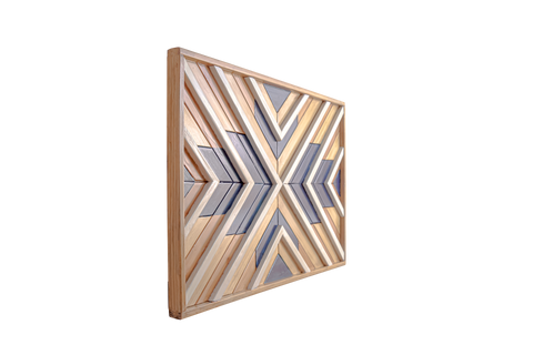 Geometric Modern Wood Wall Art