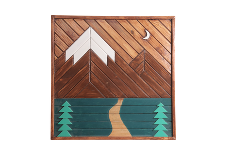 Rustic Mountain wall art