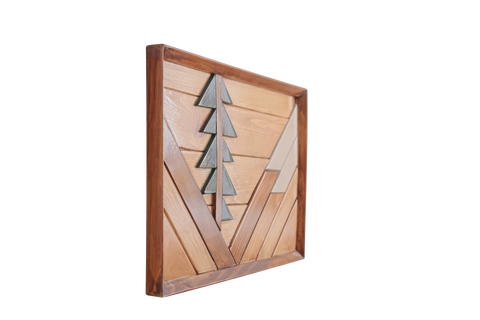 Wooden Christmas Tree Wall decor