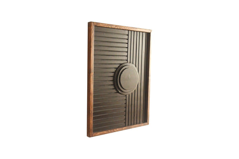 3 set wood geometric wall hanging