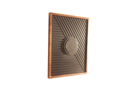 3 set wood geometric wall hanging