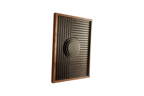 3 set wood geometric wall hanging