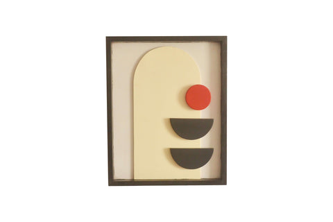 Abstract modernist wall hanging art