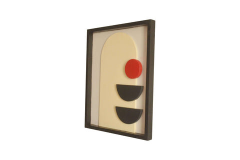 Abstract modernist wall hanging art