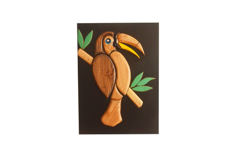 Handcrafted Wooden Bird Wall décor