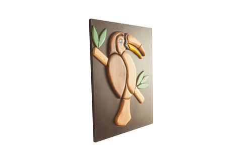 Handcrafted Wooden Bird Wall décor