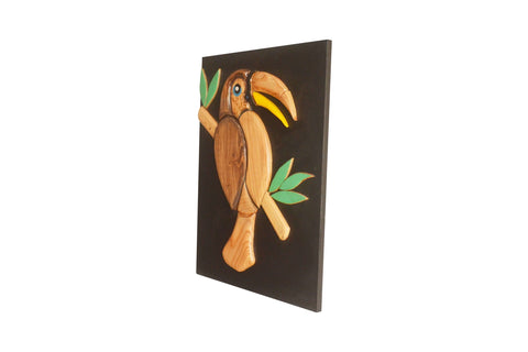 Handcrafted Wooden Bird Wall décor