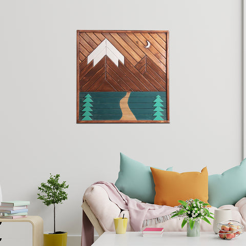 Rustic Mountain wall art