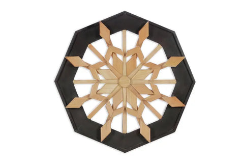 Hexagonal Handmade Wooden Art